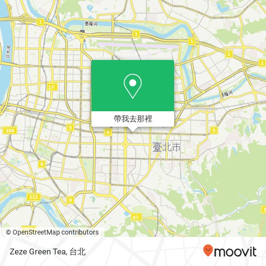 Zeze Green Tea地圖