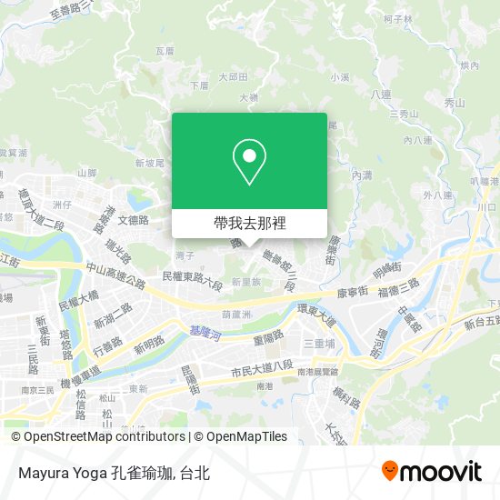 Mayura Yoga 孔雀瑜珈地圖