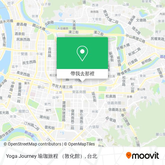 Yoga Journey 瑜珈旅程 （敦化館）地圖