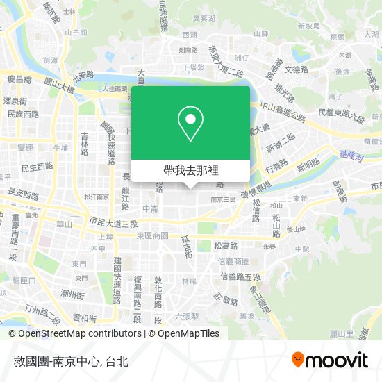 救國團-南京中心地圖