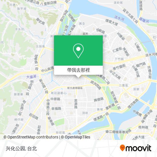兴化公园地圖