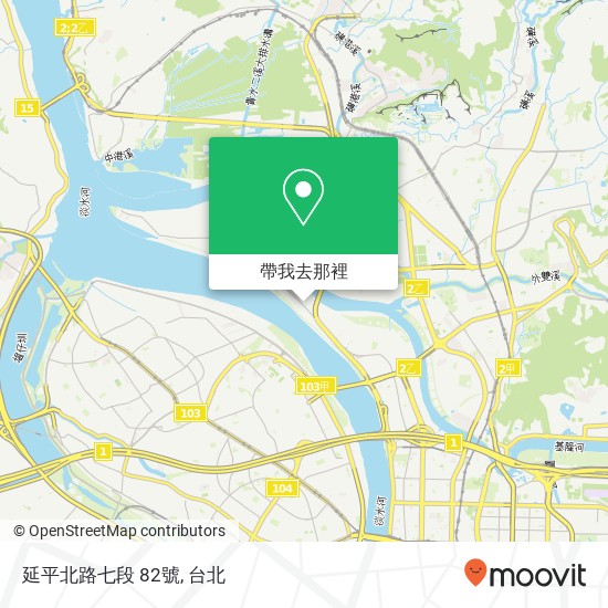 延平北路七段 82號地圖