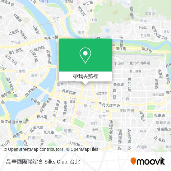 晶華國際聯誼會 Silks Club地圖