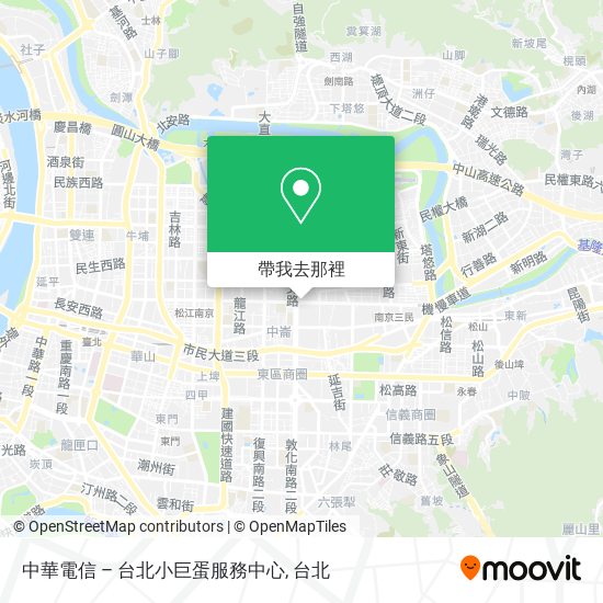 中華電信 – 台北小巨蛋服務中心地圖