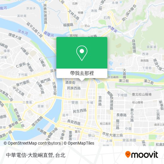 中華電信-大龍峒直營地圖