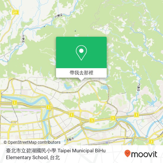 臺北市立碧湖國民小學 Taipei Municipal BiHu Elementary School地圖