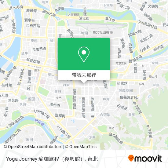 Yoga Journey 瑜珈旅程（復興館）地圖