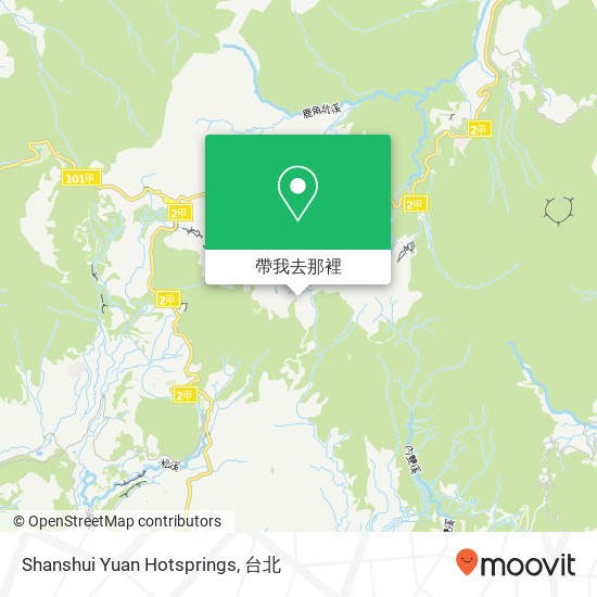 Shanshui Yuan Hotsprings地圖