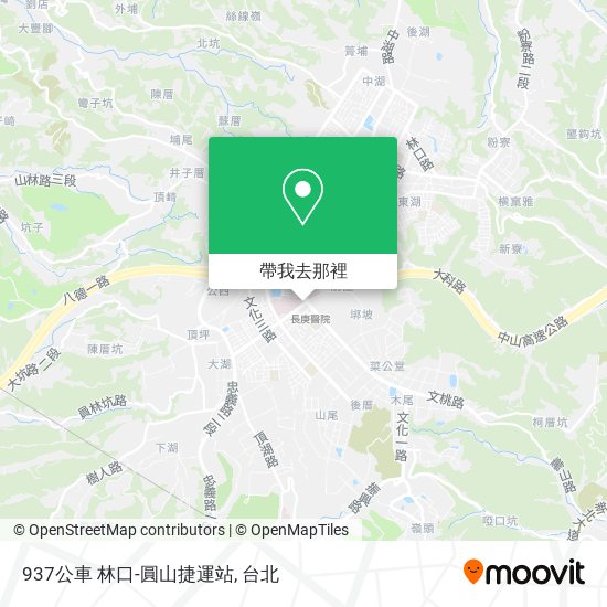 937公車 林口-圓山捷運站地圖