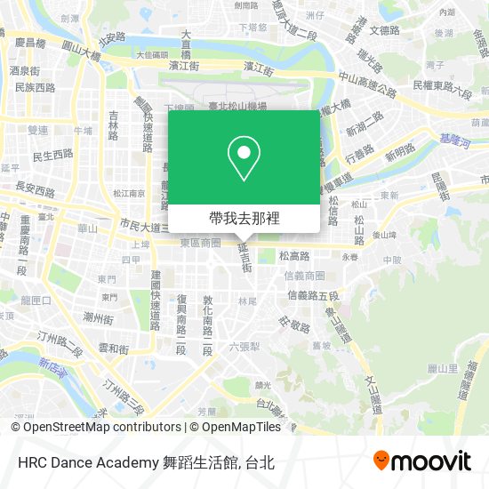 HRC Dance Academy 舞蹈生活館地圖