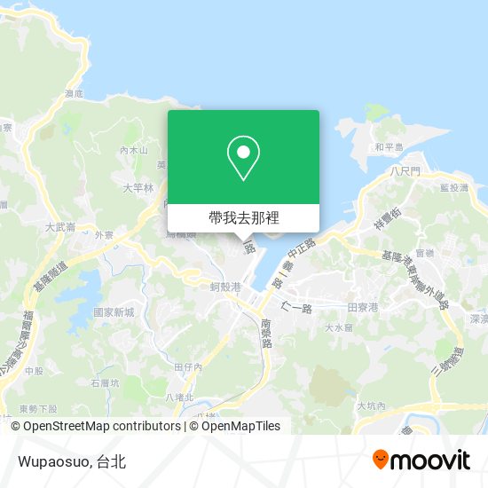 Wupaosuo地圖