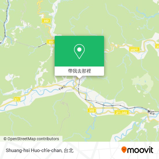 Shuang-hsi Huo-ch’e-chan地圖