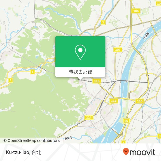 Ku-tzu-liao地圖