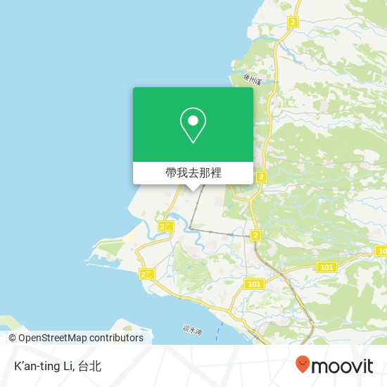 K’an-ting Li地圖