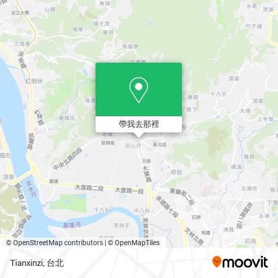 Tianxinzi地圖