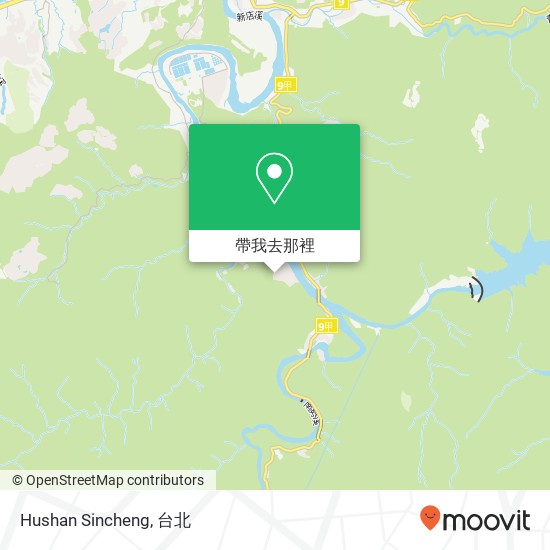 Hushan Sincheng地圖