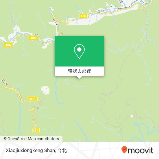 Xiaojiuxiongkeng Shan地圖