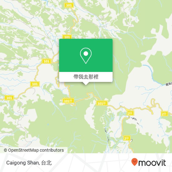 Caigong Shan地圖
