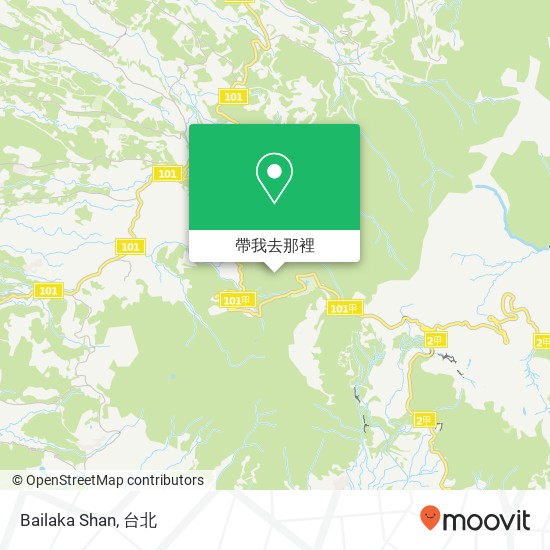 Bailaka Shan地圖