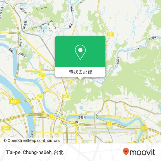 T’ai-pei Chung-hsüeh地圖