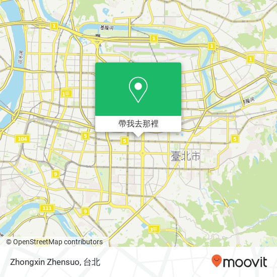 Zhongxin Zhensuo地圖