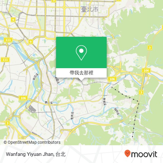 Wanfang Yiyuan Jhan地圖
