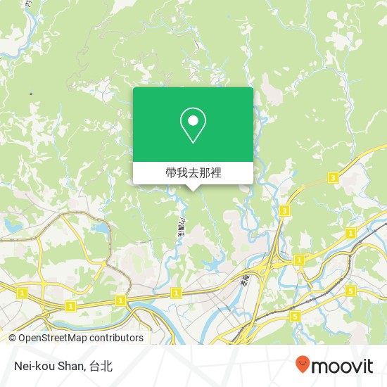 Nei-kou Shan地圖