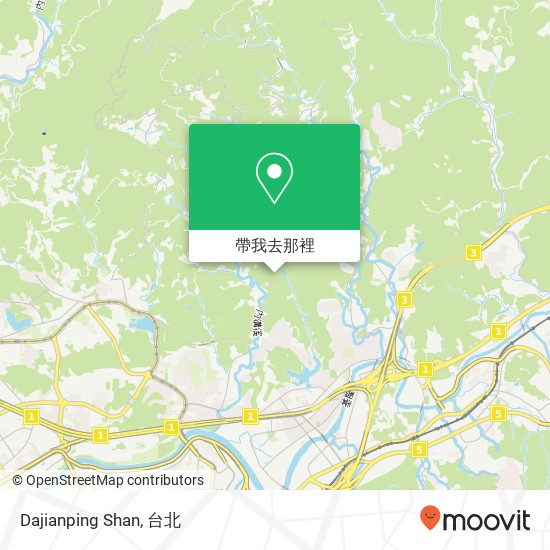 Dajianping Shan地圖