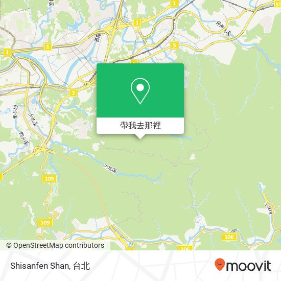 Shisanfen Shan地圖