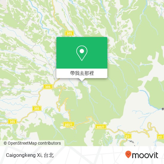 Caigongkeng Xi地圖