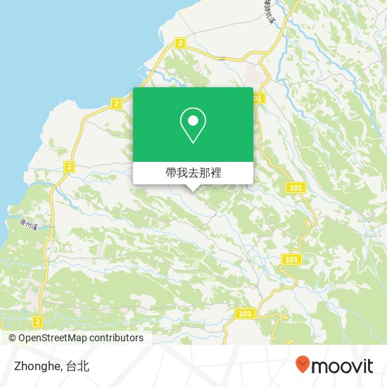Zhonghe地圖