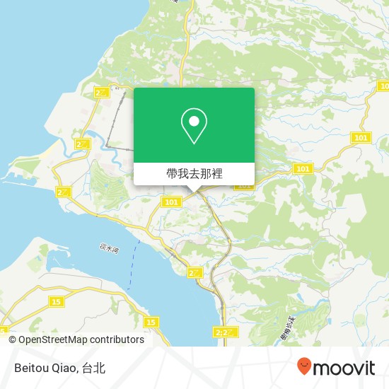 Beitou Qiao地圖