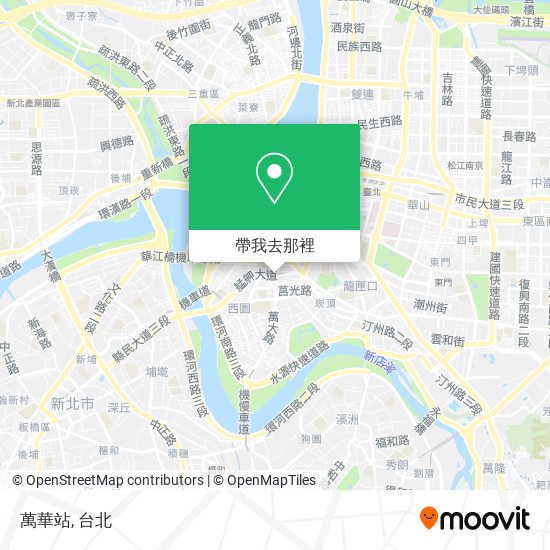 萬華站地圖