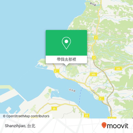Shanzihjiao地圖