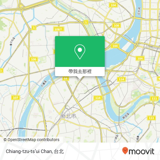 Chiang-tzu-ts’ui Chan地圖