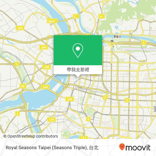 Royal Seasons Taipei (Seasons Triple)地圖