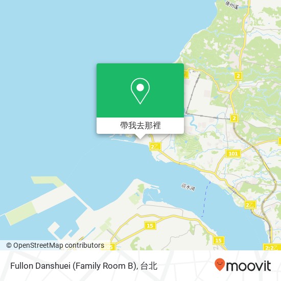 Fullon Danshuei (Family Room B)地圖