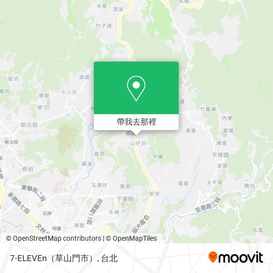 7-ELEVEn（草山門市）地圖