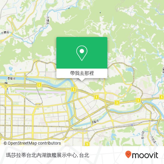 瑪莎拉蒂台北內湖旗艦展示中心地圖