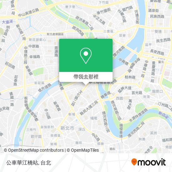 公車華江橋站地圖