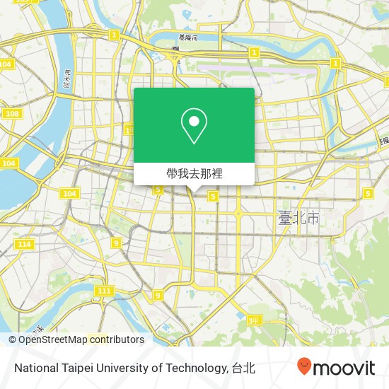 National Taipei University of Technology地圖