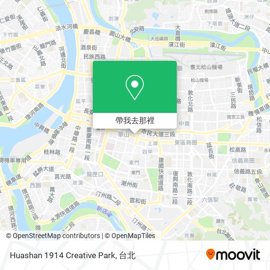 Huashan 1914 Creative Park地圖