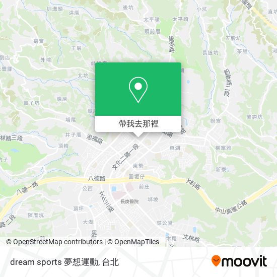 dream sports 夢想運動地圖