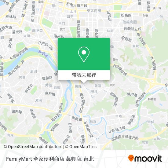 FamilyMart 全家便利商店 萬興店地圖