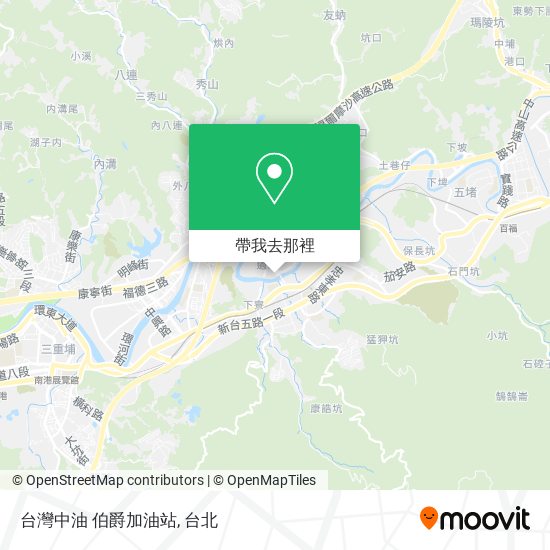台灣中油 伯爵加油站地圖