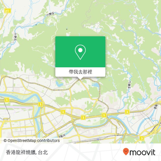 香港龍祥燒臘地圖