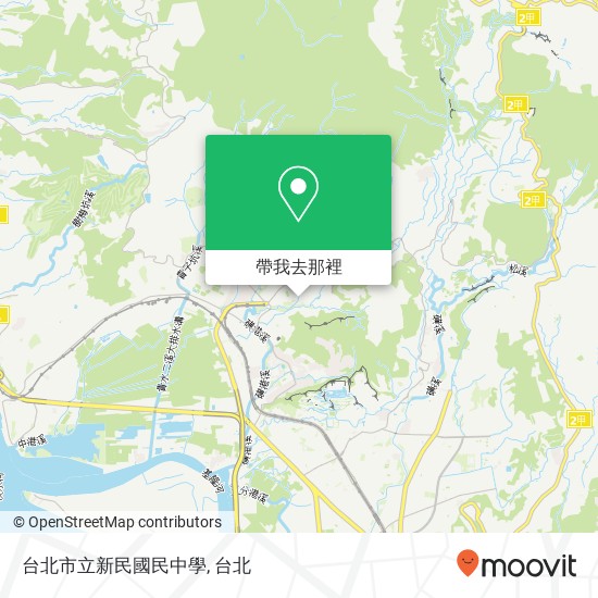 台北市立新民國民中學地圖