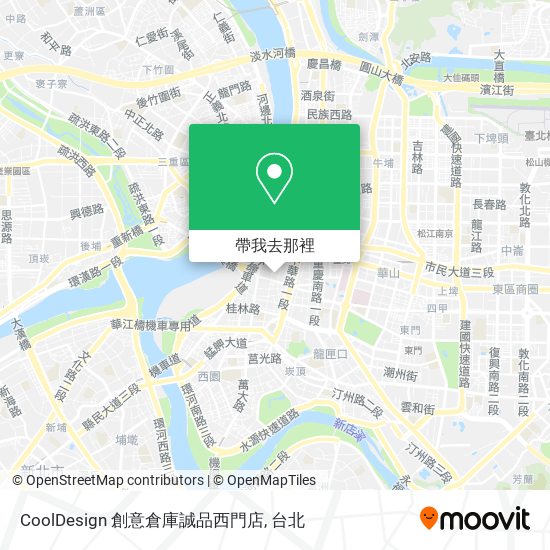 CoolDesign 創意倉庫誠品西門店地圖