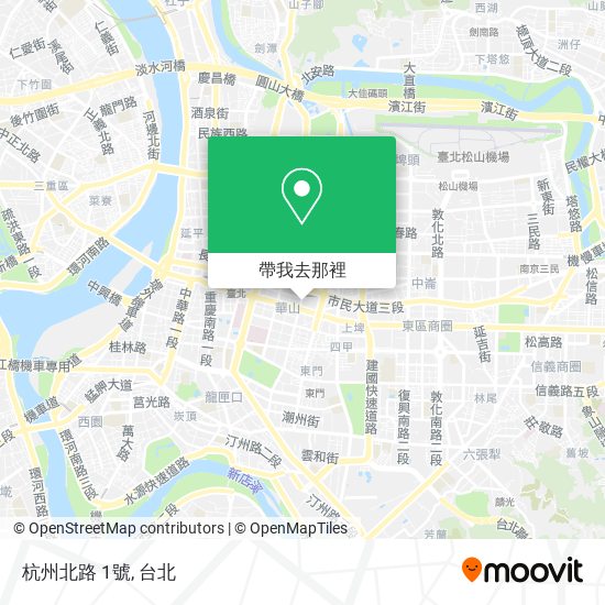 杭州北路 1號地圖