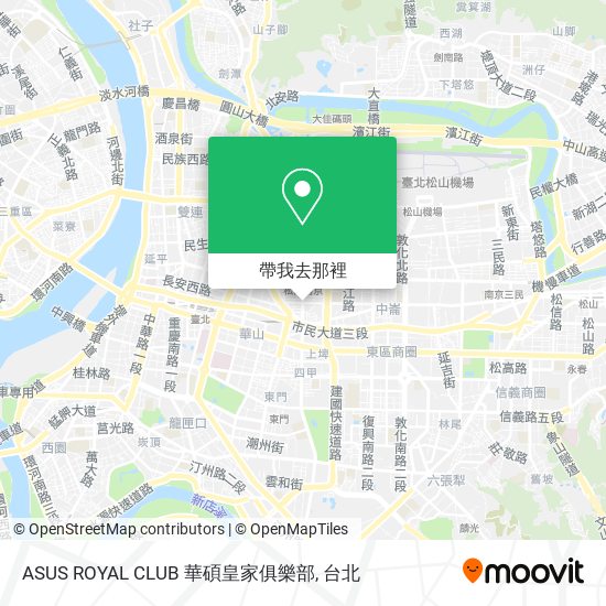 ASUS ROYAL CLUB 華碩皇家俱樂部地圖